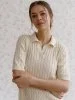 Поло цв.сливочный