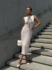 Платье трикотажное CHIC цв. нежный розовый